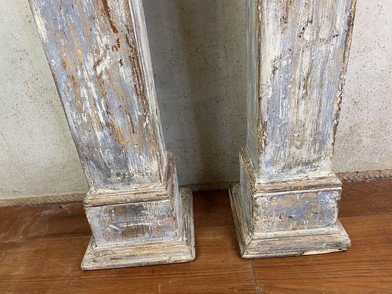 Coppia di Colonnine Quadrate