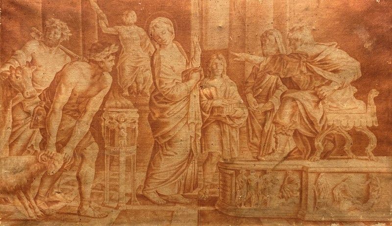 Scuola Italia Settentrionale, XVIII Sec. - La Condanna di Santa Dorotea