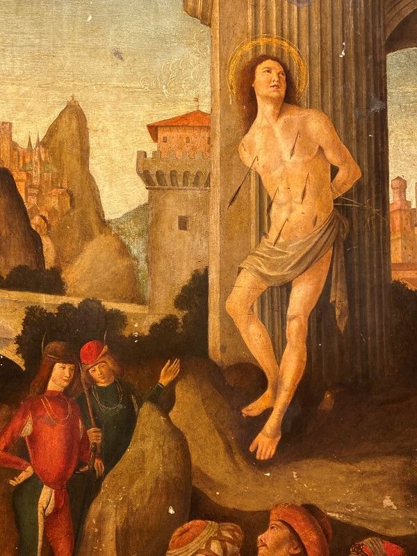 Anonimo, XIX Sec. - Martirio di San Sebastiano