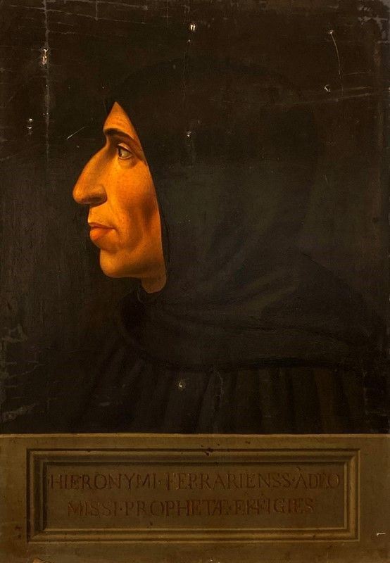 Anonimo, inizi XIX sec. - Ritratto di Savonarola (da Fr&#224; Bartolomeo)