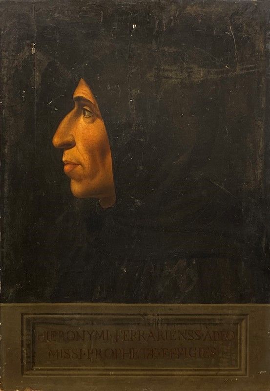 Anonimo, Inizi XIX Sec. - Ritratto di Savonarola (da Frà Bartolomeo)