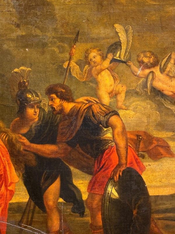 Scuola Fiamminga, Seconda Metà XVII Sec. - Elena e Paride