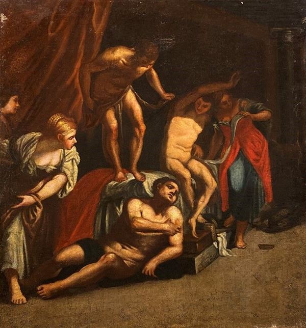 Anonimo, XVII sec. - La cura degli appestati