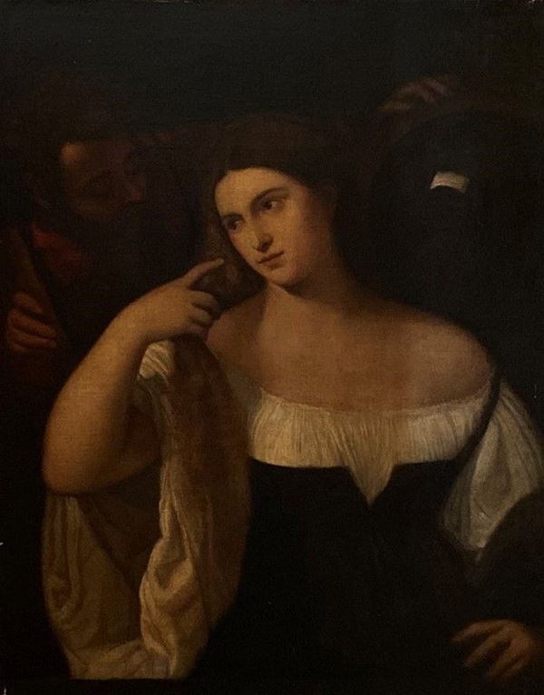 Anonimo, XVII sec. - Vanitas (da Tiziano)