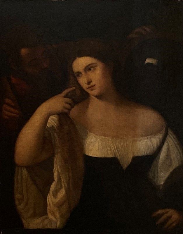 Anonimo, XVII Sec. - Vanitas (da Tiziano)