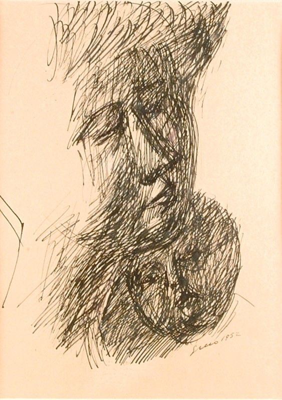 Emilio Greco - Volti, 1952
