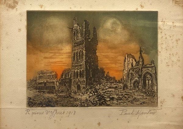 Anonimo, XX sec. - Ruines D' Ypres
