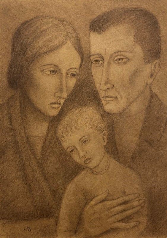 Ubaldo Oppi - Famiglia