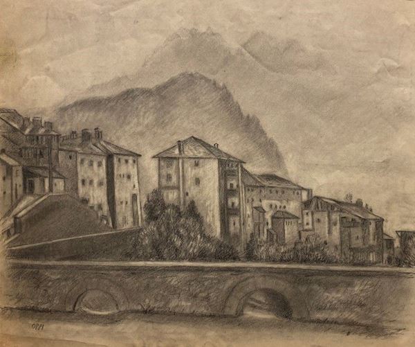 Ubaldo Oppi - Paesaggio