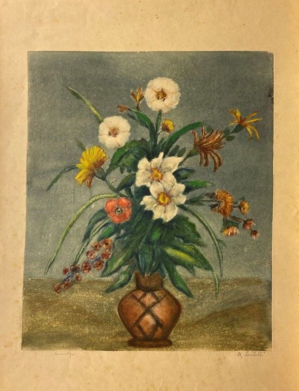 Romeo Costetti - Vaso di fiori