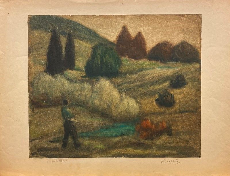 Romeo Costetti - Il Laghetto in Montagna