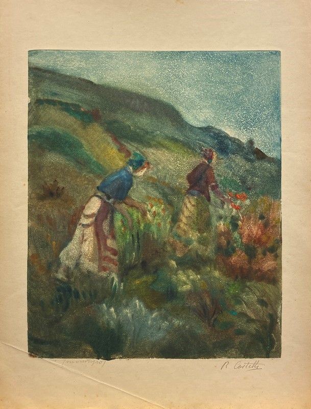 Romeo Costetti - Signore che Colgono i Fiori