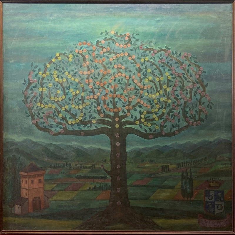 Anonimo, XX Sec. - Albero Genealogico dei Conti Severoli