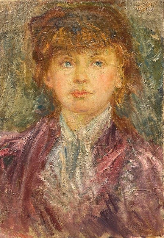 Anonimo, XX sec. - Portrait of girl