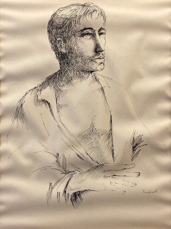 Domenico Purificato - Ritratto maschile
