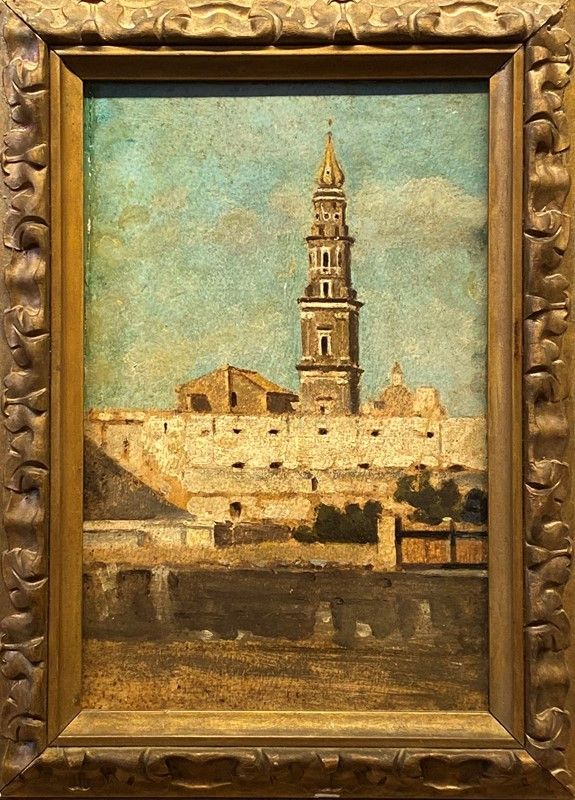 Anonimo, XX Sec. - Campanile del Carmine a Napoli