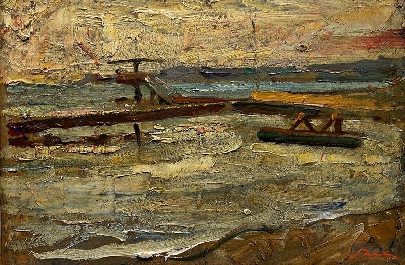 Giulio Salti - Tramonto Tirreno