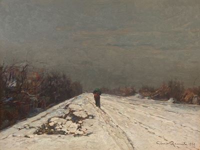 Strada con la Neve