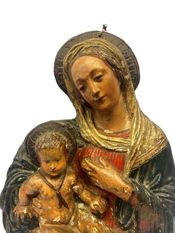 Scuola Toscana, XVII Sec. - Madonna Col Bambino