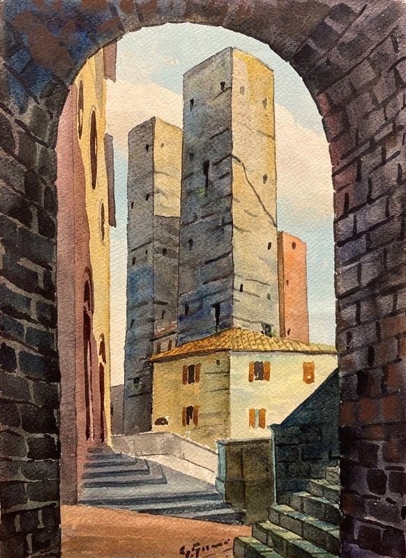 Anonimo, XX sec. - San Gimignano