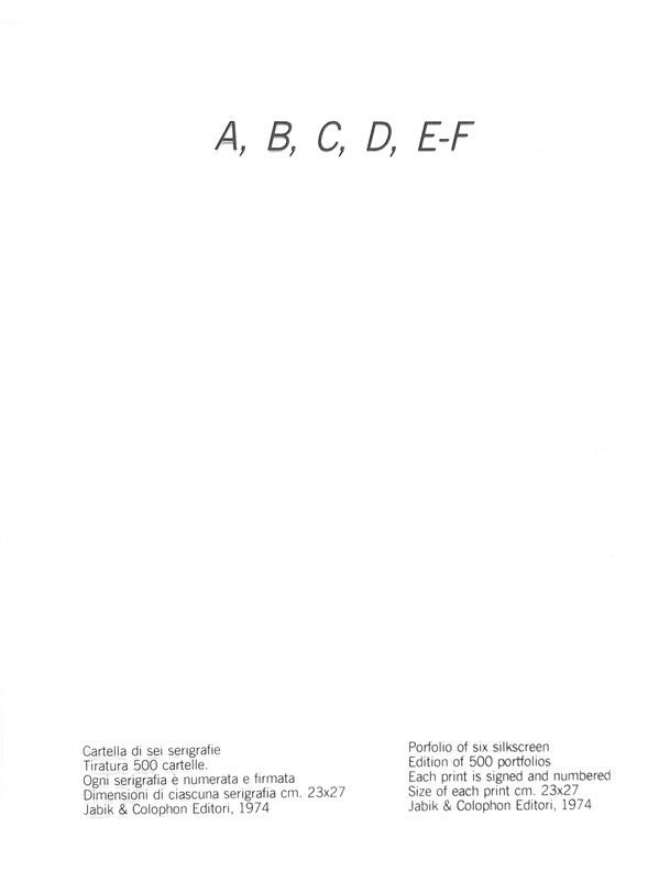 Marco Gastini - Abcdef