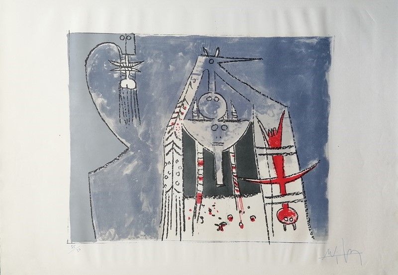 Wifredo Lam - Cartella di Sei Litografie