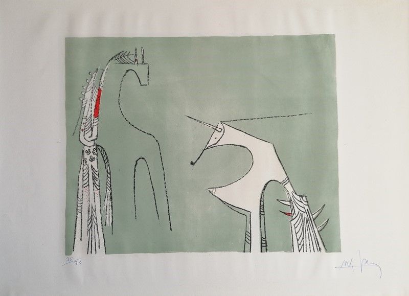Wifredo Lam - Cartella di Sei Litografie