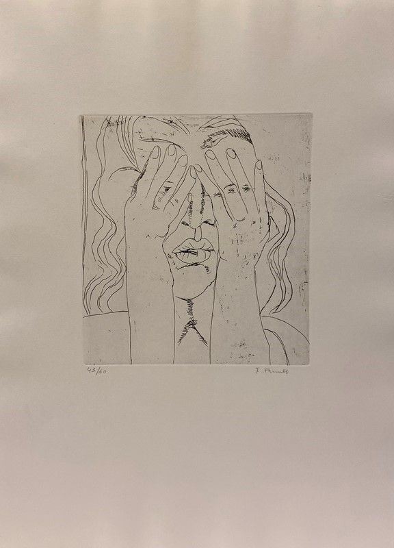 Fernando Farulli : Senza titolo  - Acquaforte - Asta GRAFICA, MULTIPLI ED EDIZIONI - Galleria Pananti Casa d'Aste