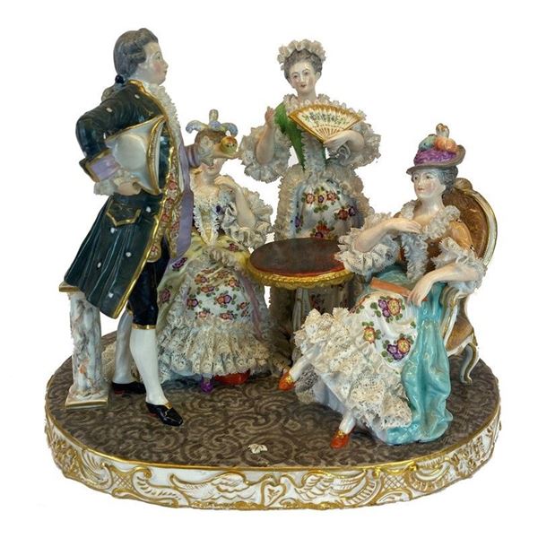 Gruppo dame e gentiluomo