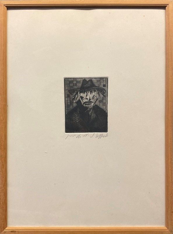 Silvio Loffredo : Figura  - Acquaforte - Asta GRAFICA, MULTIPLI ED EDIZIONI - Galleria Pananti Casa d'Aste