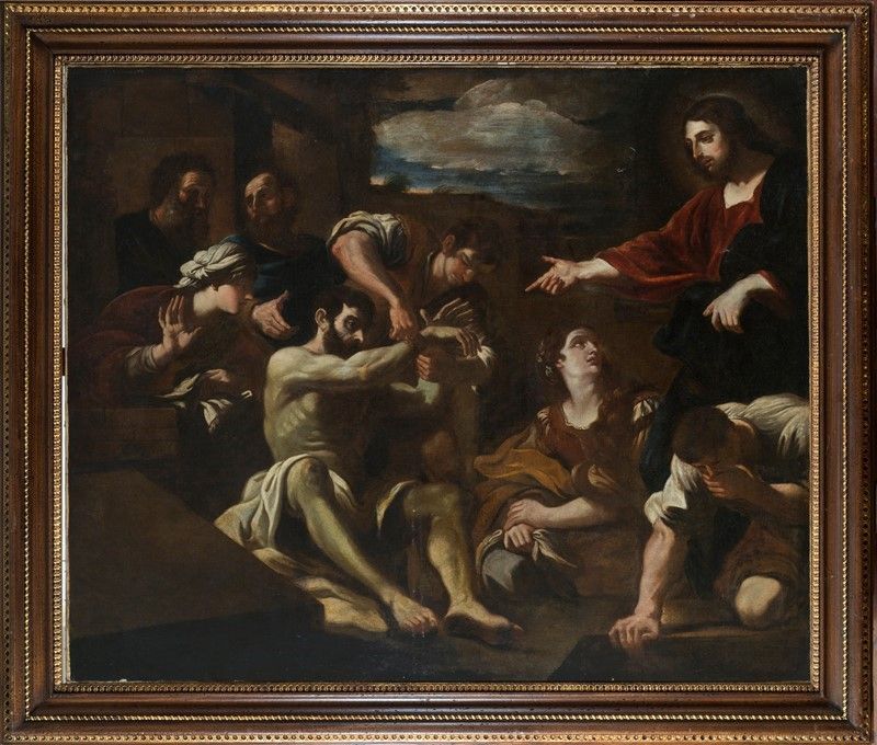 Scuola Emiliana, XVII Sec. - La Resurrezione di Lazzaro