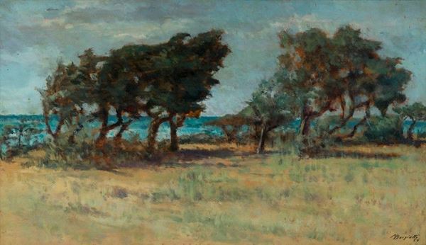 Mario Borgiotti - La libecciata (Omaggio a Fattori)