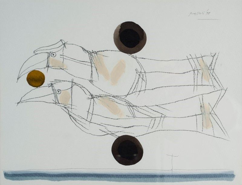 Concetto Pozzati - Senza Titolo