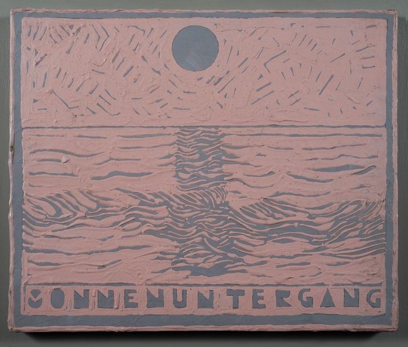 Aldo Mondino - Sonnenuntergang