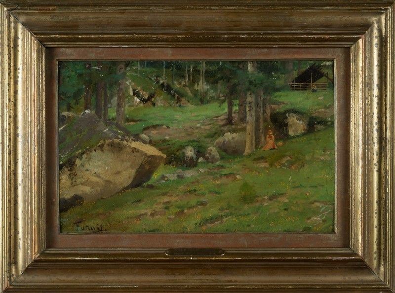Achille Formis Befani - Sosta nel Bosco