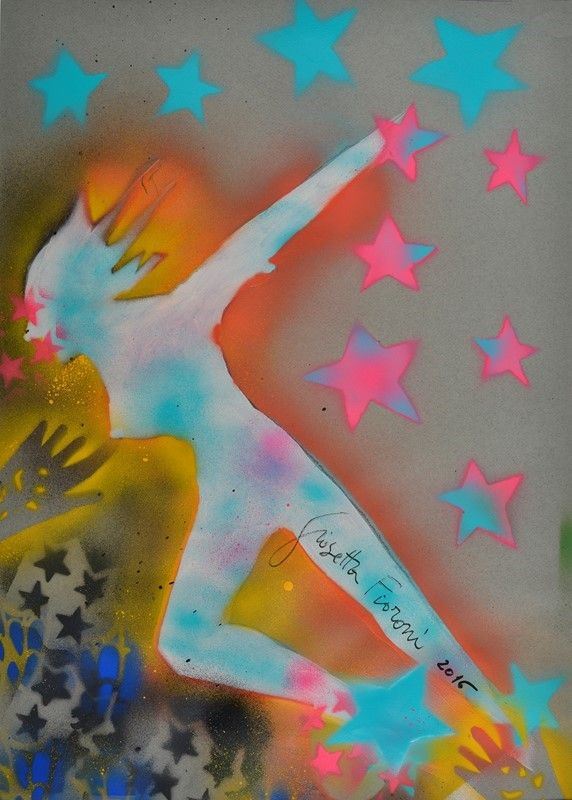 Giosetta Fioroni - Figura e stelle