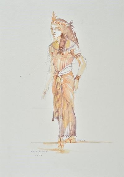 Bozzetto per L'aida