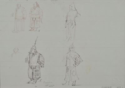 Bozzetto per la Turandot
