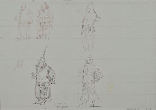 Anna  Anni - Sketch for Turandot