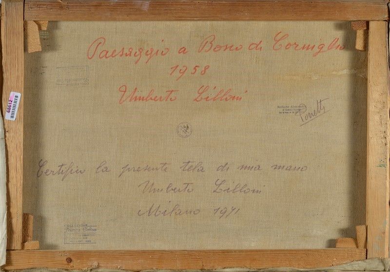 Umberto Lilloni - Paesaggio a Bosco di Corniglio