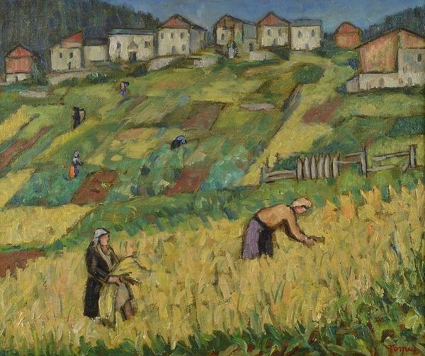 Fiorenzo Tomea - Contadini nei campi 