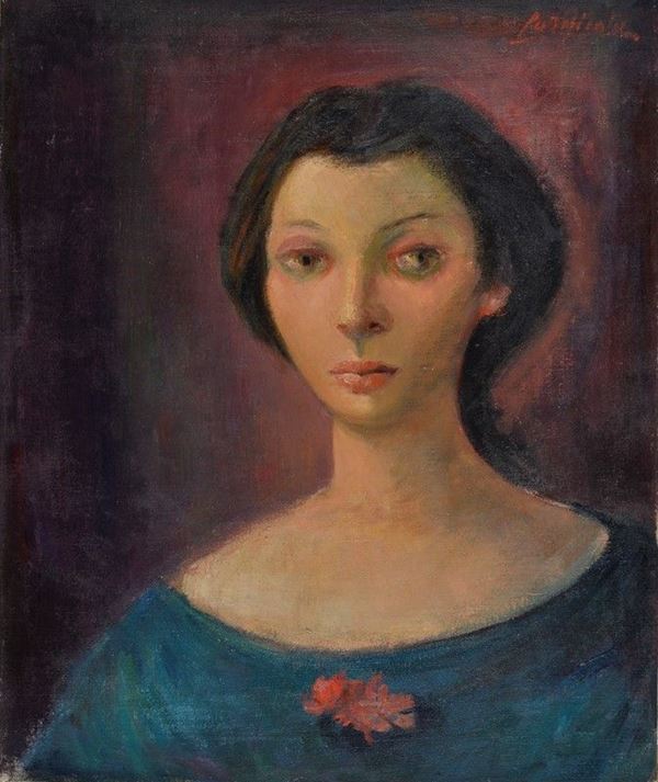 Domenico Purificato - Volto di donna 