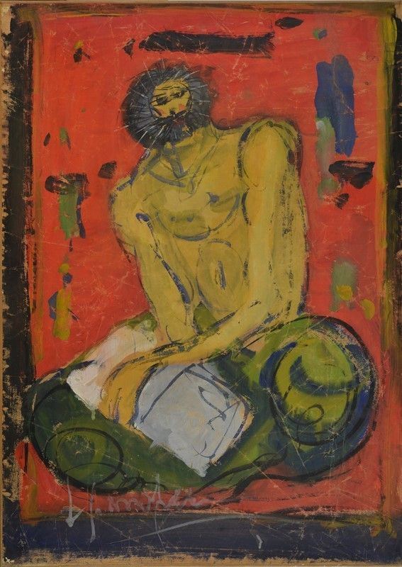Luigi Spazzapan - Il riposo del feroce Saladino 