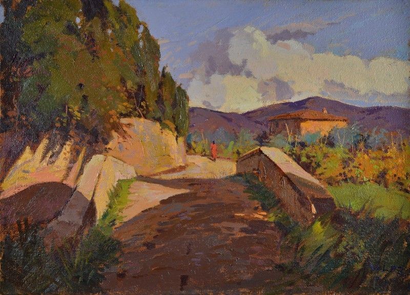 Angiolo Volpe - Paesaggio Umbro