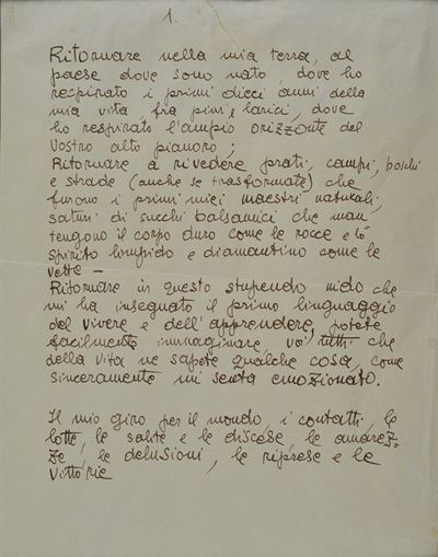 ..ritornare nella Mia Terra
