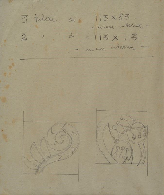 Fortunato Depero - Motivi per Cuscini