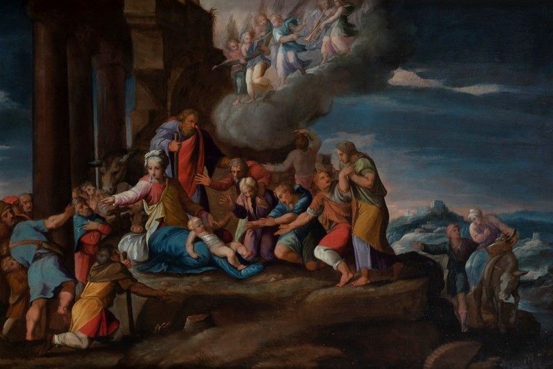 Giovanni Battista Ramenghi Detto il Bagnocavallo - Adorazione dei Pastori