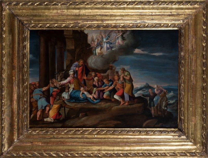 Giovanni Battista Ramenghi Detto il Bagnocavallo - Adorazione dei Pastori