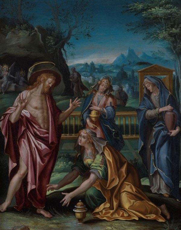 Scuola Fiamminga, XVI sec. - Noli me tangere