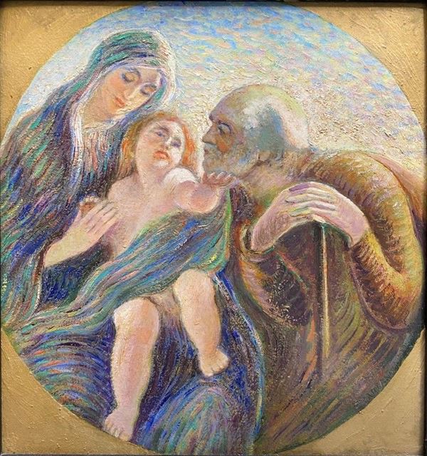 Filippo Carcano - Sacra famiglia